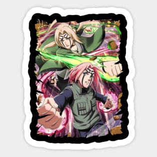 TSUNADE SENJU MERCH VTG Sticker